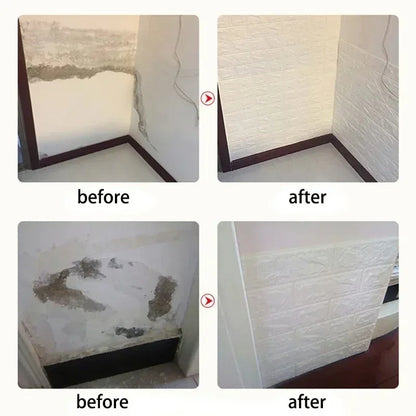 3D Brick Pattern Peel & Stick Foam Wallpaper – 70cm x 1m