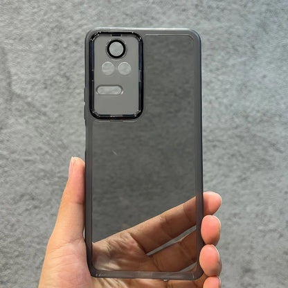 Xiaomi Poco F4 Plating Silicone Case – Shockproof Transparent Soft Back Cover