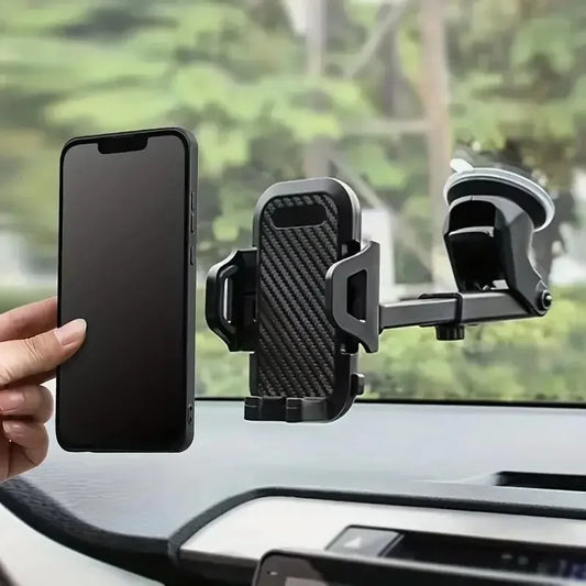 Universal 360° Rotatable Car Phone Holder Windshield Suction Cup & Air Vent Mount Stand for Cellphone Stable Car Phone Bracket