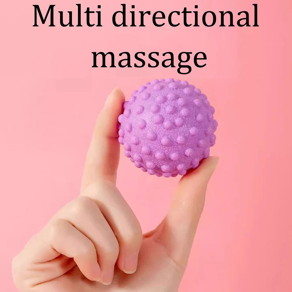 TPR Fascia Massage Ball — Raised Point for Back, Foot & Yoga Recovery