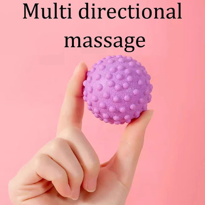 TPR Fascia Massage Ball — Raised Point for Back, Foot & Yoga Recovery