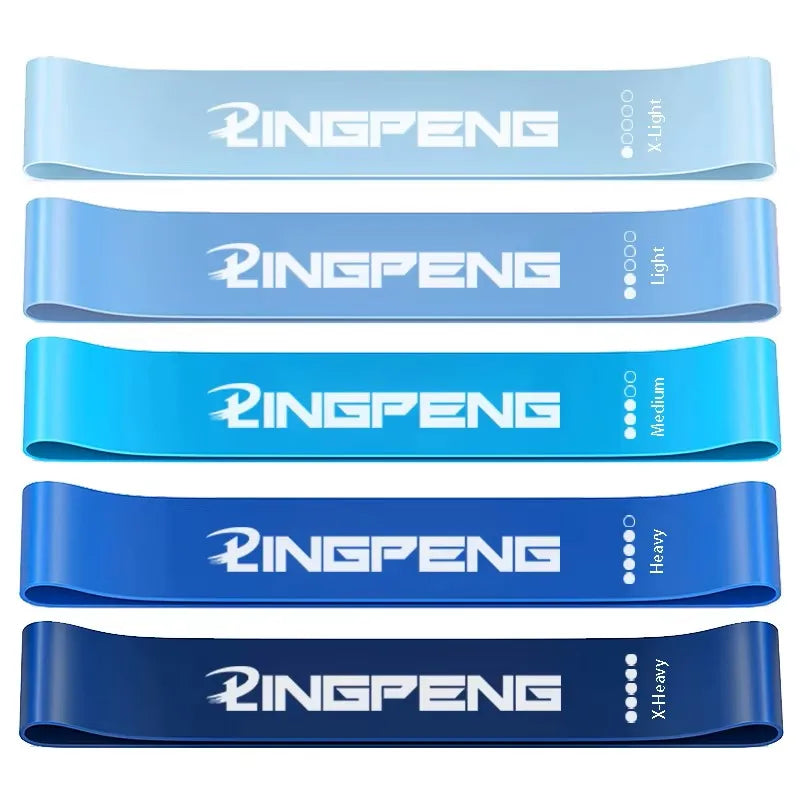 Latex Resistance Bands Set for Fitness and Yoga
