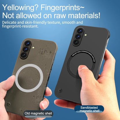 Frameless Slim Hard Back Cover Magnetic Case For Samsung Galaxy A56 Phone Cases