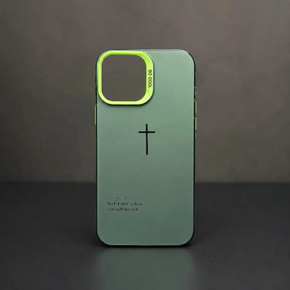 P-Psalm 465: The Cross-S Phone Case iPhone 17/16/15/14/13/12/11 Pro Max Luxury Silver TPU Ultra-Thin Shock-Resistant Case