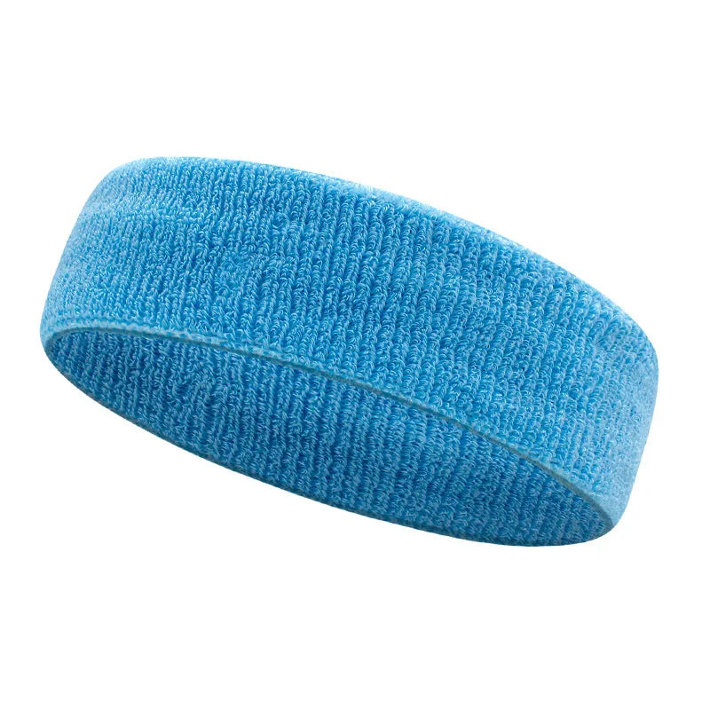 AOLIKES 1PCS Sweatbands Sports Headband - Terry Cloth Moisture-Wicking Sports Towel Headband for Tennis,Basketball,Running,Gym