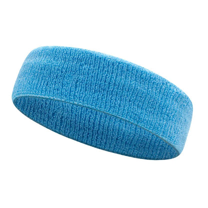AOLIKES 1PCS Sweatbands Sports Headband - Terry Cloth Moisture-Wicking Sports Towel Headband for Tennis,Basketball,Running,Gym