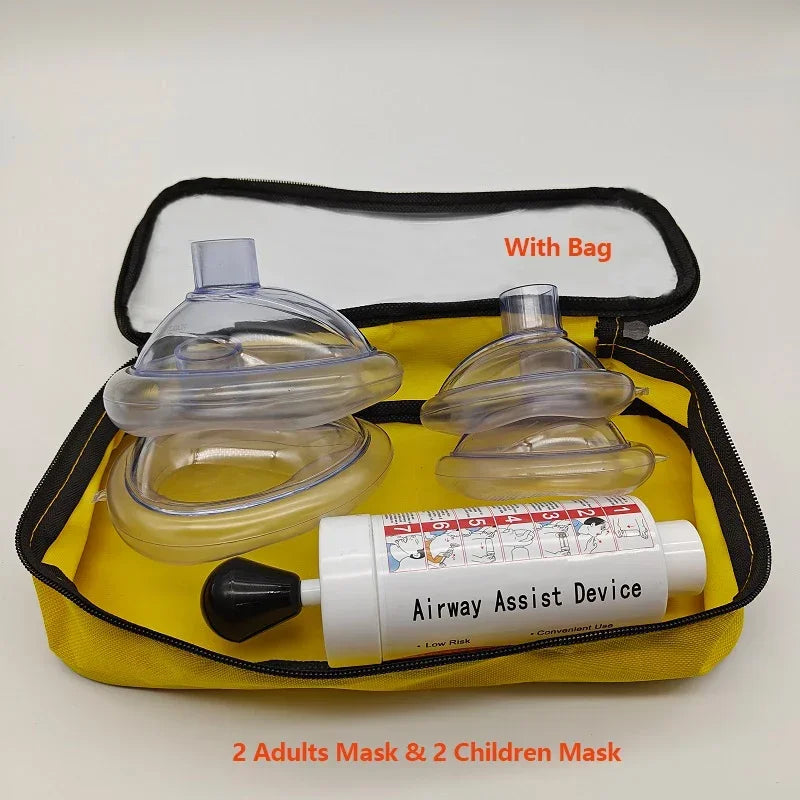 Simple Asphyxia Training Devices Respiratory Rescue Choking Device Anti-Choking Adults Kids Airway Suction Rescue First Aid Kits