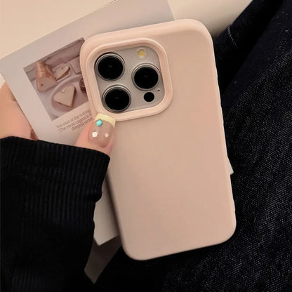 Silicone Solid Color iPhone Case – Dopamine Style