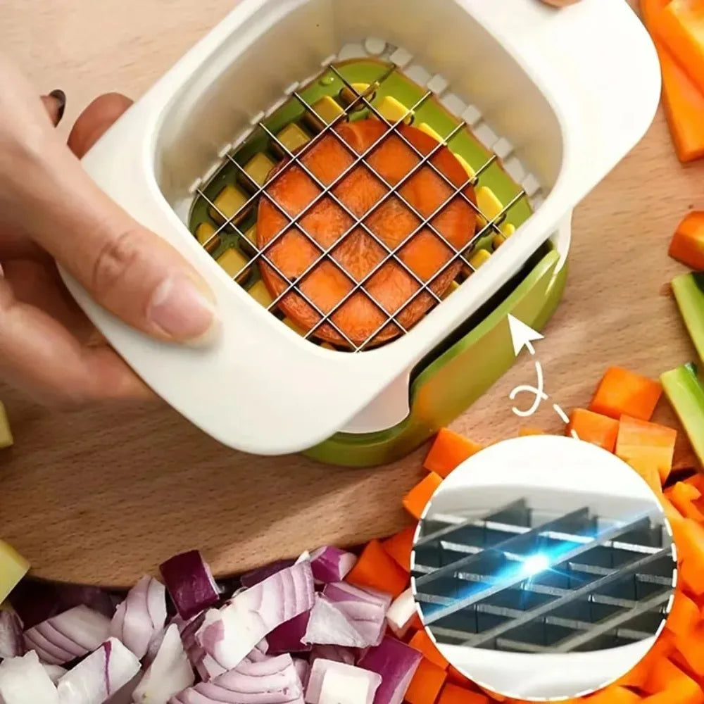 Multifunctional Vegetable Slicer Cutter Easy To Clean Manual Dicing Tool Practical Vegetable Cutter Hand Pressure Cutter