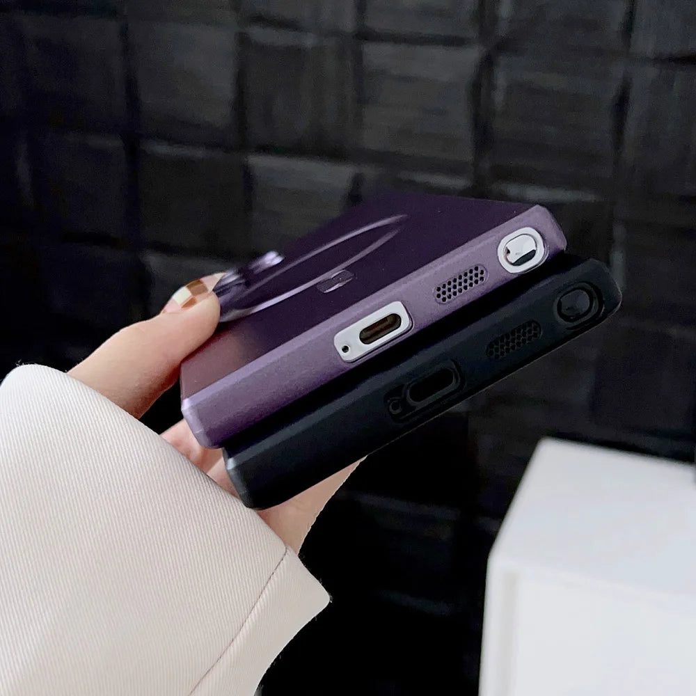 Soft Shockproof Magnetic Case For Magsafe Samsung Galaxy S26 Ultra S25 S24 S22 S21 Plus S20 FE Edge With Lens Protector Cover