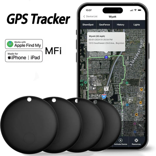 1/2/3/4/5PCS Air Tags GPS Tracker Tag Work with Apple Find My (iOS Only) Smart Tag Item Finders for Key Luggage Backpack