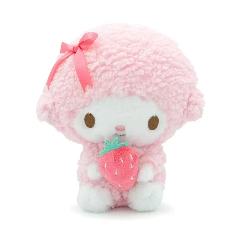 Genuine Sanrio Piano Plush Toy Hello Kitty My Melody Kuromi Cinnamoroll Cartoon Student Backpack Pendant Decoration Girl Gift
