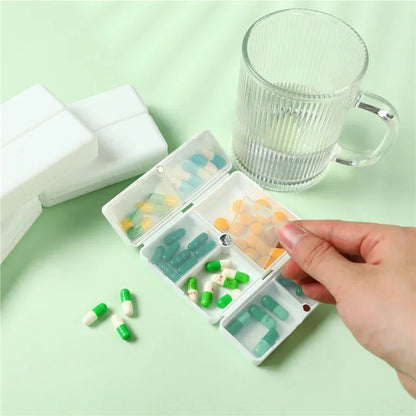 1PC Weekly Pill Box 7 Days Foldable Travel Medicine Holder Pill Box Tablet Storage Case Container Dispenser Organizer Tools