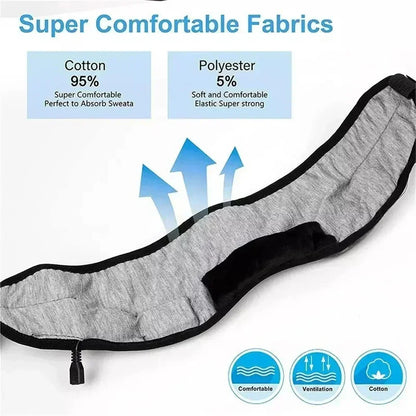 Bluetooth Sports Sleeping Earphones New Headband Elastic Wireless Headphone Music Eye Mask Blackout Noise Cancellation Headset