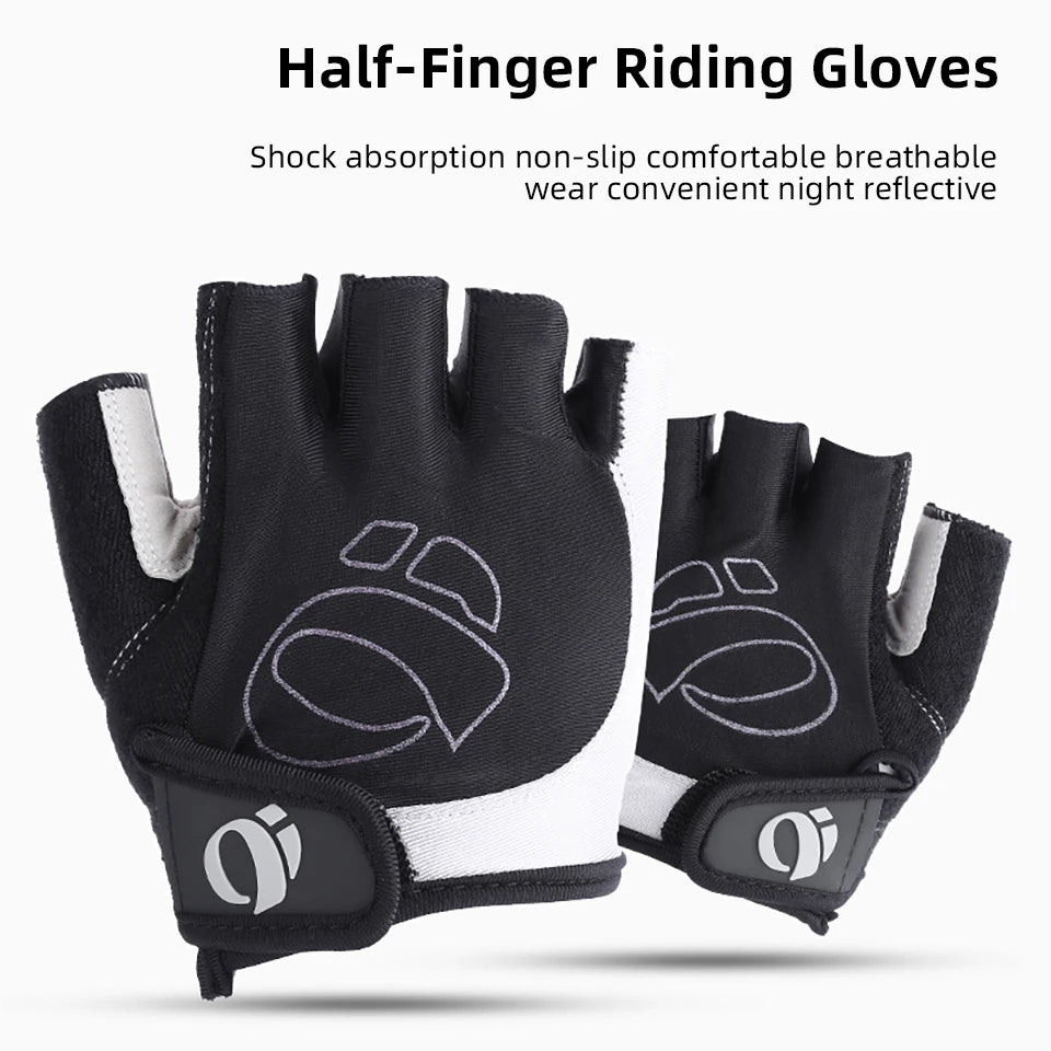 Half Finger Cycling Gloves — Anti-Slip, Breathable, Shock Absorbing