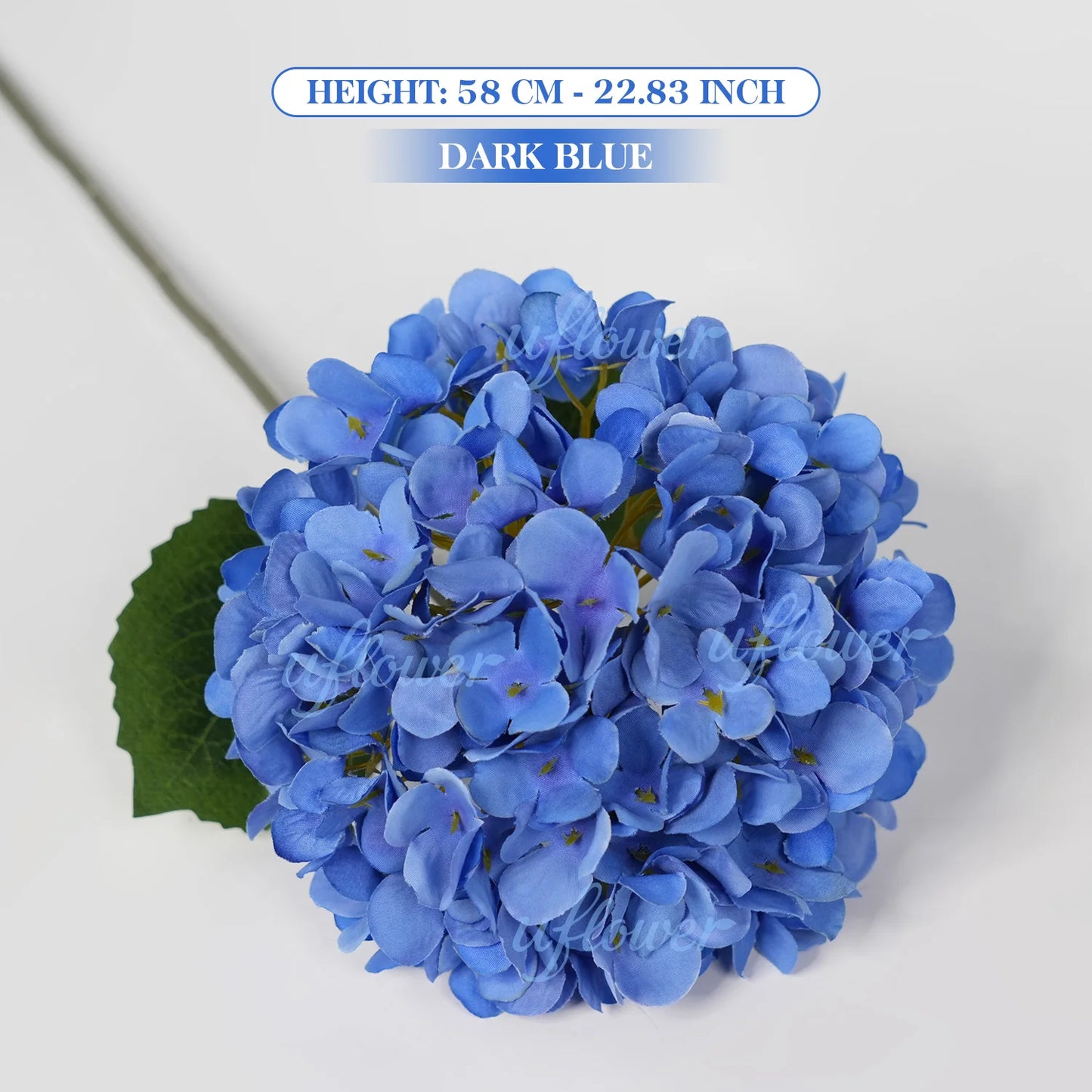1/5/10pcs 58cm Beautiful Silk Artificial Flowers Hydrangea Bouquet for Home Party Wedding Living Room Decoration Accessories