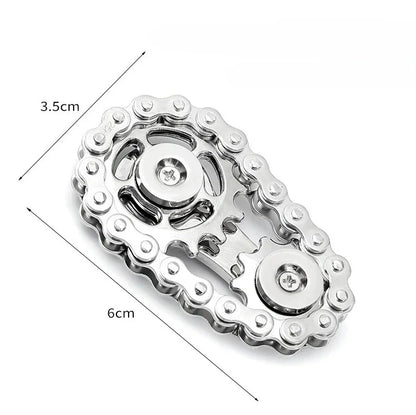 Metal Fidget Spinner Office Desk Toy Stress Relief Gears Hand Spinner for Adults Desk Decoration Home Decor Relieve Stress Relax