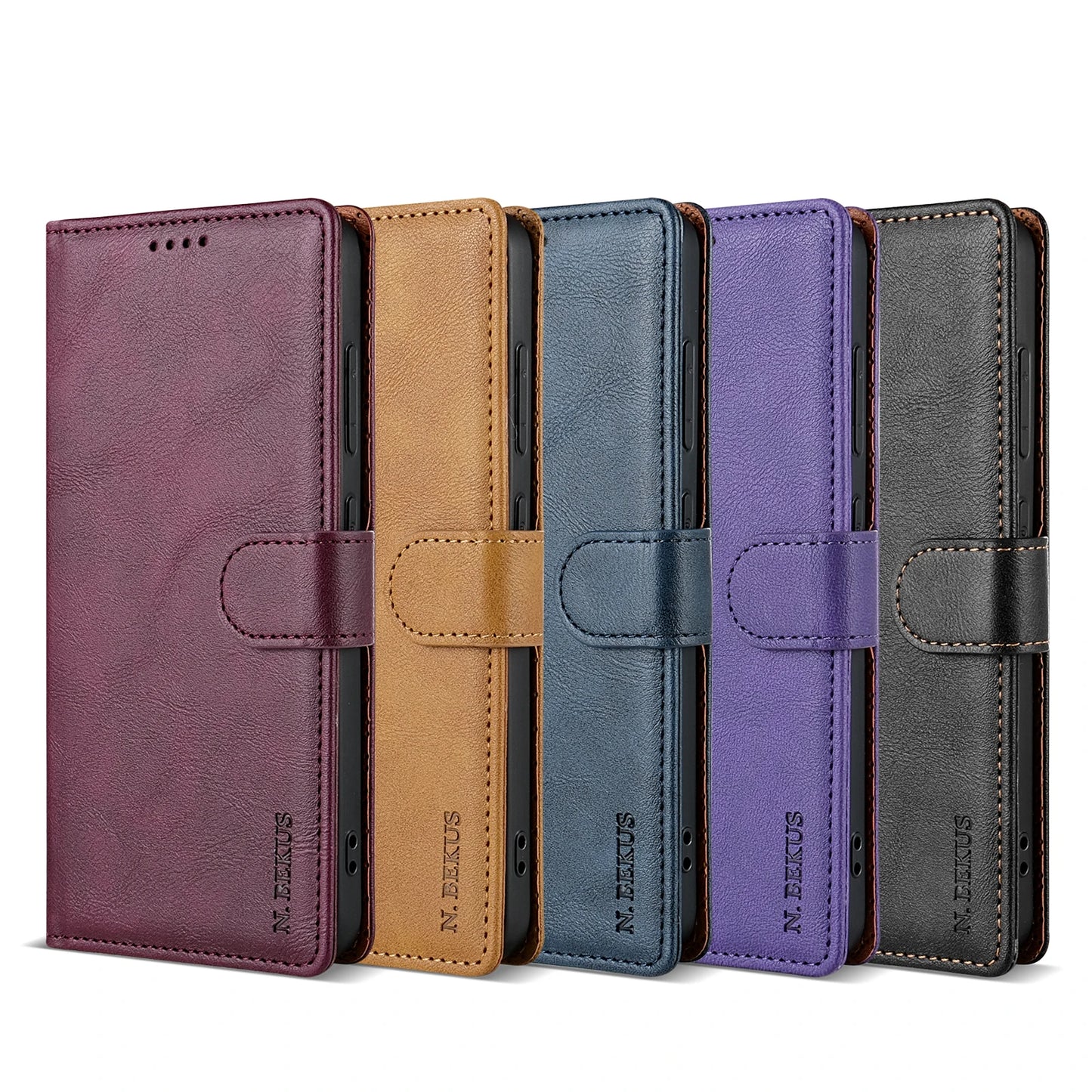 Flip Leather Case For Samsung Galaxy A55 A15 A35 A25 A17 A16 A56 A36 A14 A34 A54 A13 A23 A33 A53 A52 A72 A32 A12 5G Wallet Cover