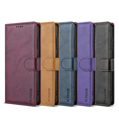 Flip Leather Case For Samsung Galaxy A55 A15 A35 A25 A17 A16 A56 A36 A14 A34 A54 A13 A23 A33 A53 A52 A72 A32 A12 5G Wallet Cover