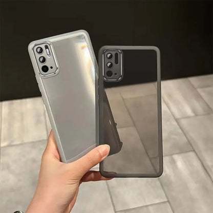 Xiaomi Poco M3 Pro 5G Plating Silicone Case – Shockproof Transparent Soft Back Cover