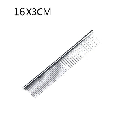 Stainless Steel Pet Dematting Comb – Dog & Cat Grooming Tool