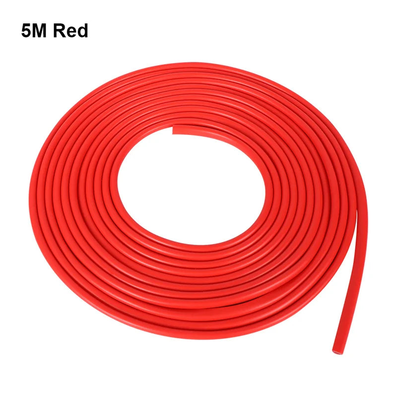 5M Car Door Edge Rubber Scratch Protector Strips Car Styling Mouldings Protection Side Doors Moldings Adhesive Scratch Tools New