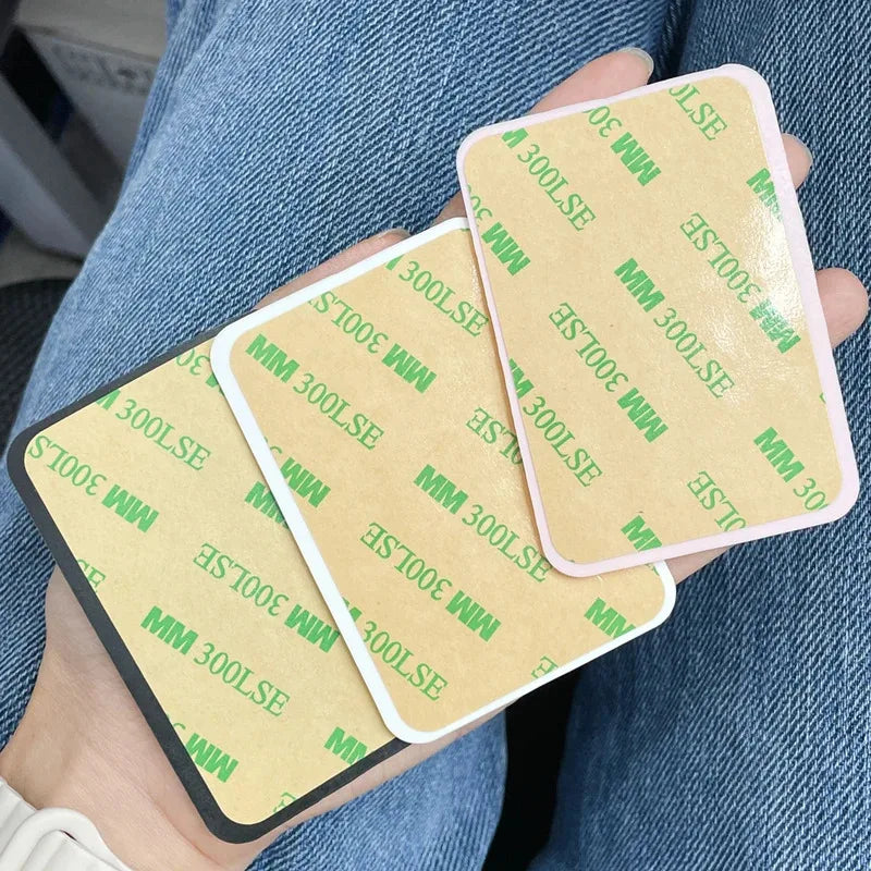 Candy Color Silicone Phone Mount - 3M Adhesive Backing & Non-Slip Suction Cup Stand for Selfies, Videos, Secure Phone Holder