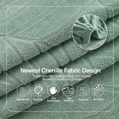 Waterproof Stretch Sofa Cushion Cover Jacquard Fabric Pure Sofa Cover Removable Protector Couch Cover Chaise Lounge Living Room