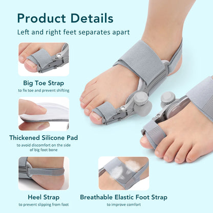 Toe Adjuster Orthotics Bone Thumb Adjustable Hammer Protector Hallux Valgus Adjuster Bunion Adjuster Orthopedic Tool Care