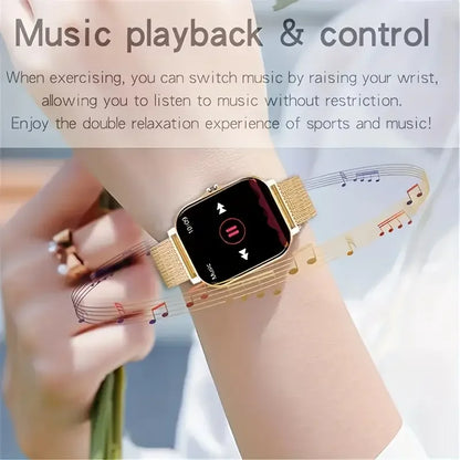 KESHUYOU 2025 Smart Watch 2.01 Inch HD Display Answer Make Call Message Preview Sport Modes DIY Dial Weather Forecast Men Women