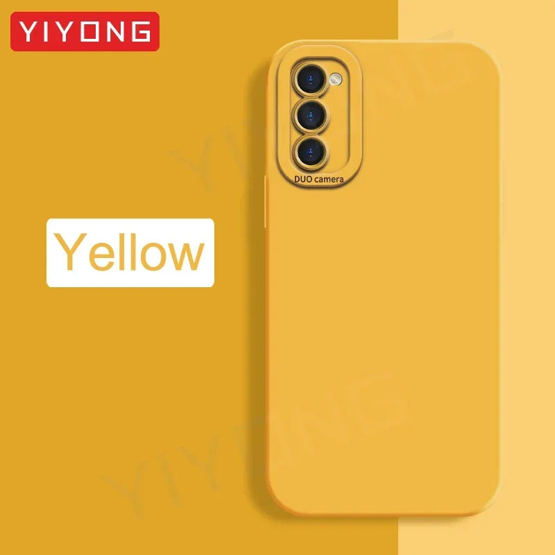 S23 Case YIYONG Silky Liquid Silicone Soft Cover For Samsung Galaxy S23 Plus S22 S24 S25 Ultra S22+ S23+ S24+ S25+ Phone Cases