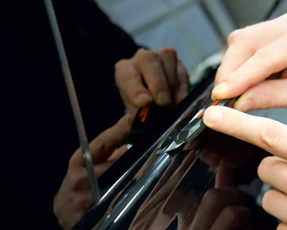 Glossy Black Vinyl Wrap Strip – Car Trim & Door Protection Film