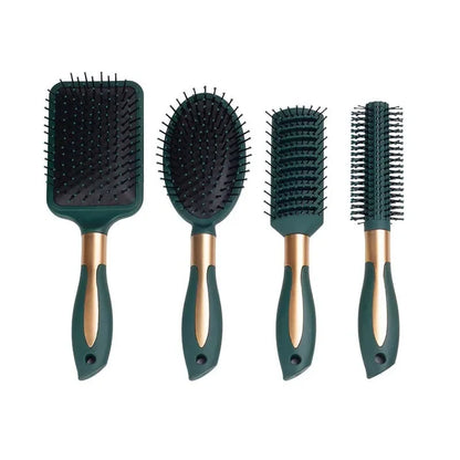 Anti-Static Oval round Air Cushion Comb Scalp Massage Exfoliating Tool for Salon SPA Professional Hair Styling Care Accessory