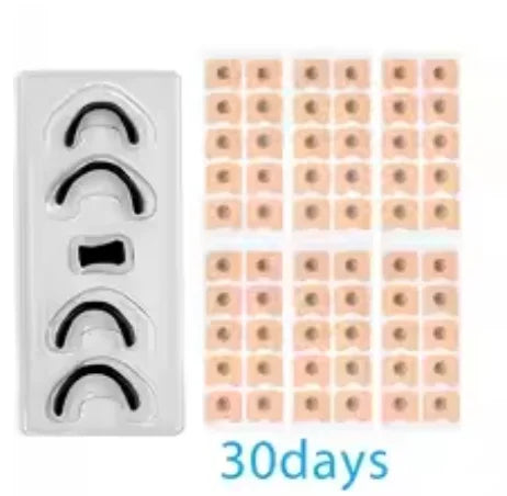AirRush™ Magnetic Nose Vents - Silent Sleep & Peak Performance, Instant Congestion Relief Without Tape, Reusable Comfort