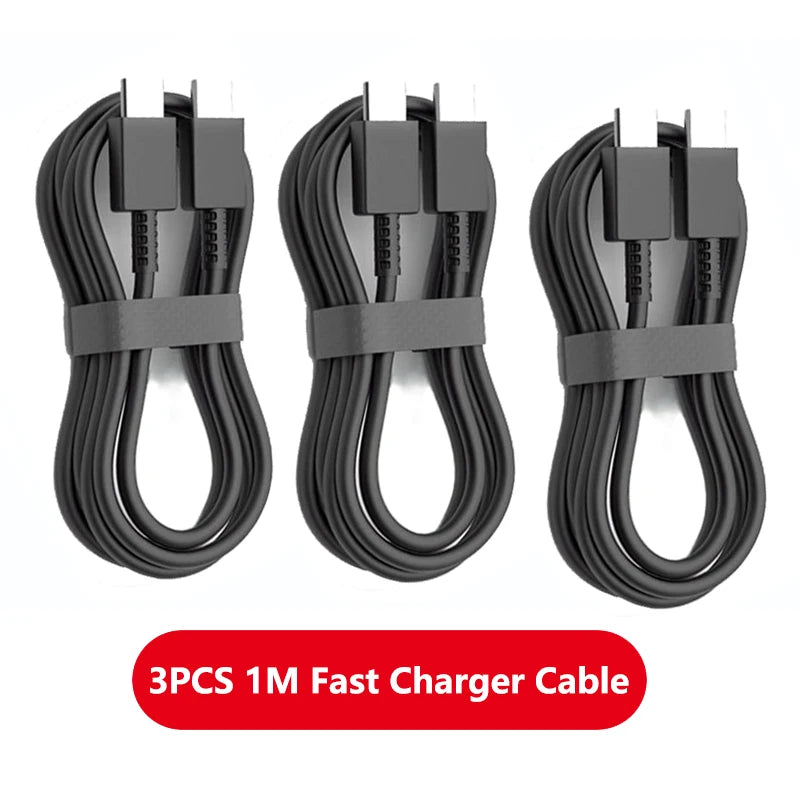 5A PD 100W Dual USB C Super Fast Charge Cable for Samsung S22 S23 S24 Plus Note 20 Ultra A53 A54 A55 Quick Charging Data Cable
