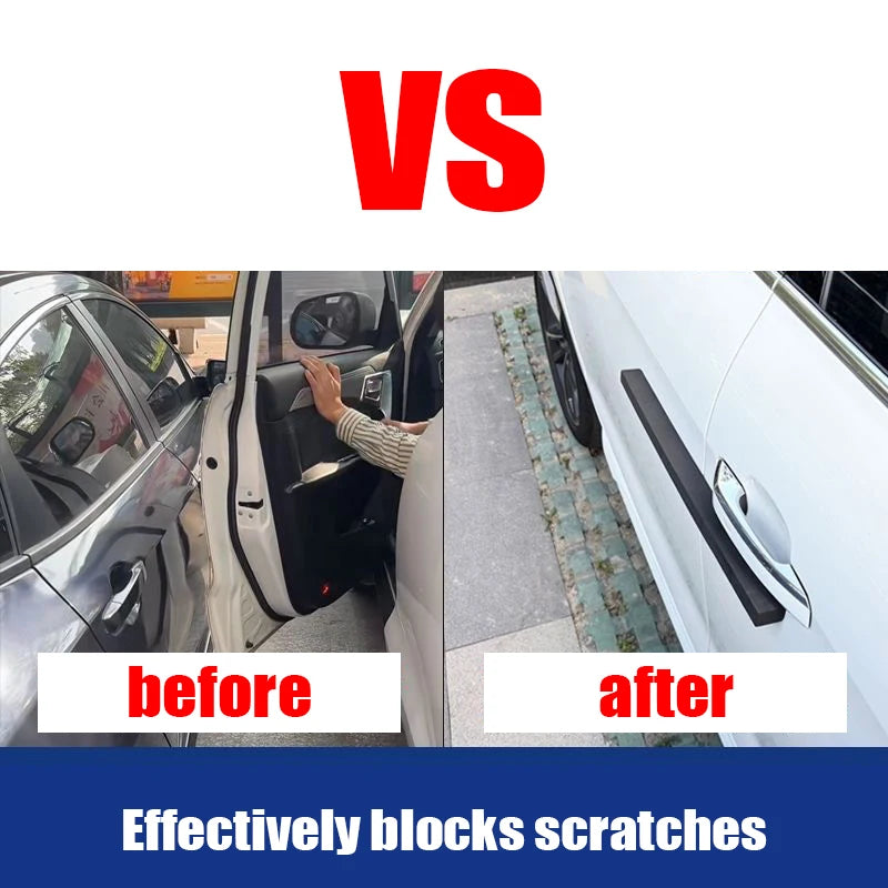 Magnetic/Adhesive Car Door Edge Bumper Protection Strip, Universal Door Buffer Strip, Adhesive Anti-Collision Strip