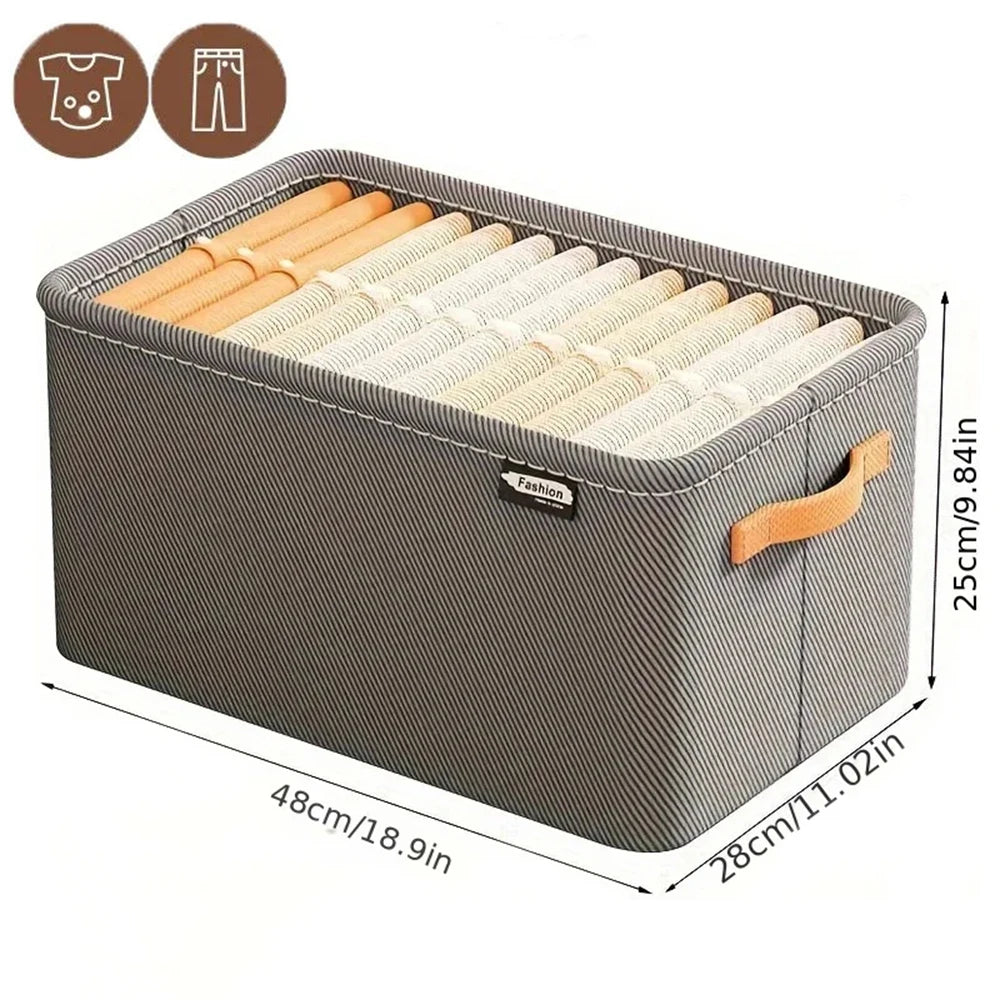 Foldable Clothes Organizer Storage Box Items Clothes Pants Sweater Storage Cabinets Large Capacity Underwear Drawers Wardrobe