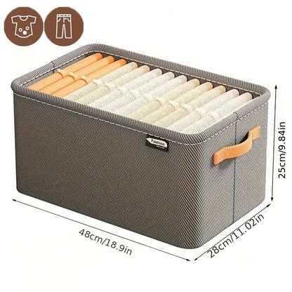 Foldable Clothes Organizer Storage Box Items Clothes Pants Sweater Storage Cabinets Large Capacity Underwear Drawers Wardrobe