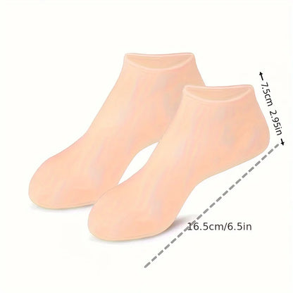 Socks Exfoliating Moisturizing Anti Dry Cracked Plantar Protection Socks ExfoliatingSilicone Socks Foot Skin Care Elastic Socks