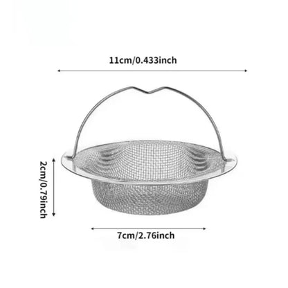 1Pc Stainless Steel Kitchen Sink Filter, Garbage Food Residue/Hair Catcher, Keep Your Bathtub