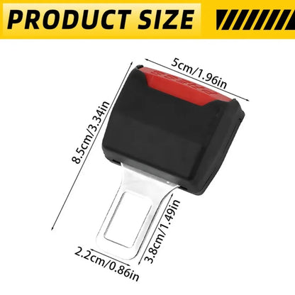 1Pc Car Safety Belt Extender Seat Belt Cover Seat Belt Padding Extension Buckle Plug Buckle Seatbelt Clip Car Accessories