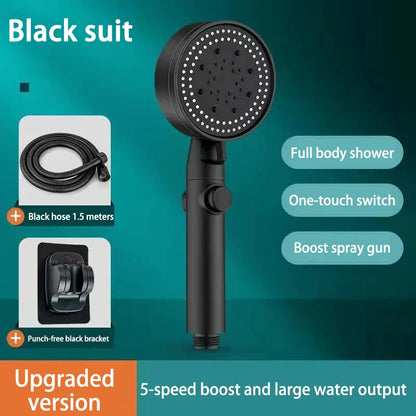 For Xiaomi Shower Head 5 Modes Water Saving Adjustable High Pressure Showerhead Handheld Spray Hangable Bathroom Accessories New