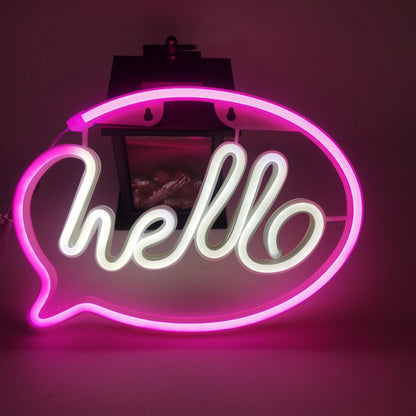 LED Neon Sign with USB/Battery for Bar Bedroom Game Room Wedding Party Wall Decor Christmas Gift Customizable Lighting