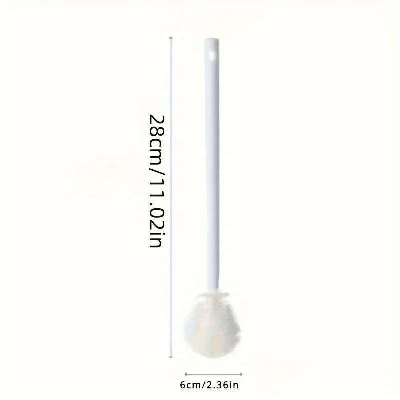 Foldable 360 degree comprehensive cleaning silicone brush with long handle design, reusable for bottles and cups