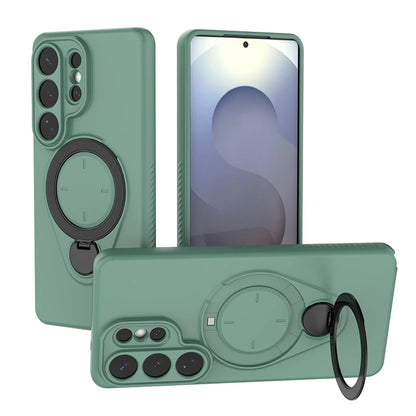 360° Rotating Magnetic Stand Phone Case For Samsung Galaxy S26 S26Plus S26Ultra Wireless Charging Shockproof Protective Cover