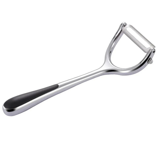 Zinc Alloy Potato Carrot Fruit Vegetable Peeler Black 2 in 1 Grater Peeling Tool Stainless Steel Kitchen Helper