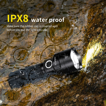 SOFIRN C8G Powerful LED Flashlight 21700 SST40 18650 With Power Indicator Lantern Torch 2 Groups Ramping SOS Beacon Outdoor