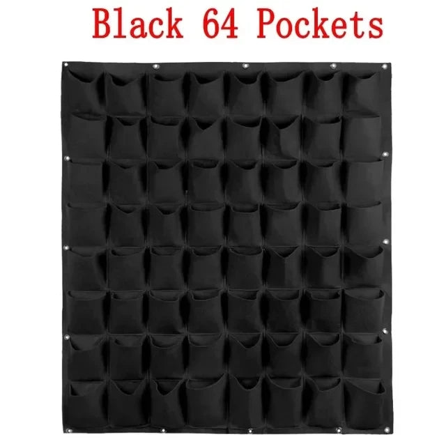 NEW Wall Hanging Pockets Planting Bags Flower Pot Home Garden Grow Bag Garden Planter Vertical Suculentas Plant Pot Home Decor