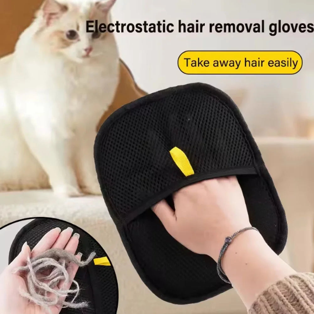 Pet Grooming equipment Gloves Deshedding Glove pet hair remover glove for Dog Cat Rabbit Accessories with Long/Short/Curly Hair
