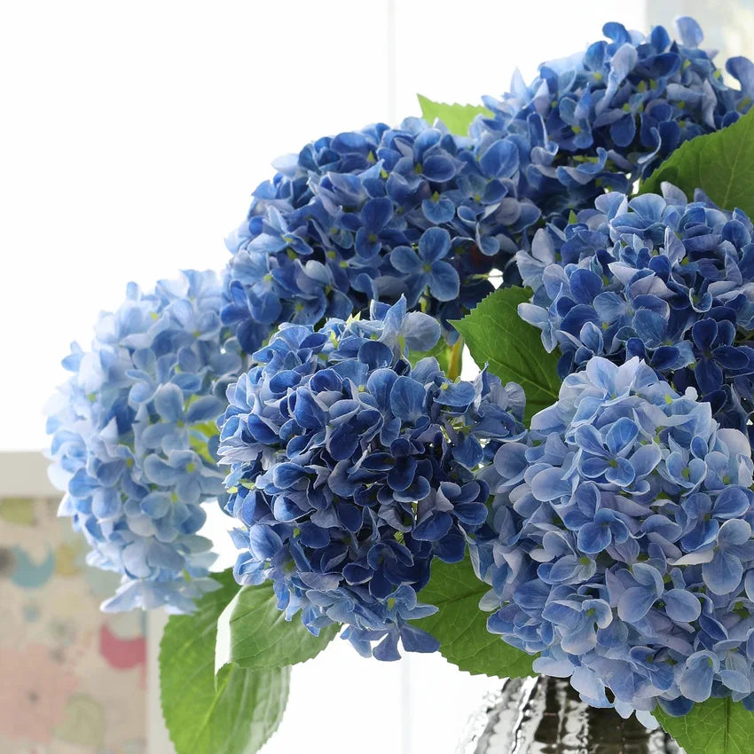 1/5/10pcs 58cm Beautiful Silk Artificial Flowers Hydrangea Bouquet for Home Party Wedding Living Room Decoration Accessories